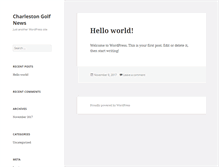 Tablet Screenshot of charlestongolfnews.com